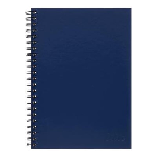 Icon Spiral Notebook A4 Hard Cover Blue 200 pg