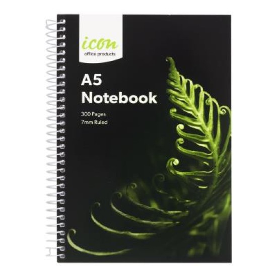 Icon Spiral Notebook A5 Soft cover 300 pg