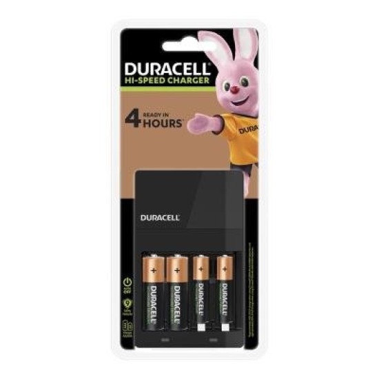 Duracell Hi-Speed Battery Charger Set with 4 Batteries