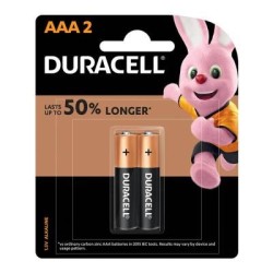 Duracell Coppertop Alkaline AAA Battery, Pack of 2