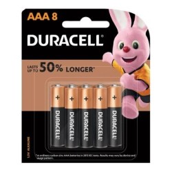 Duracell Coppertop Alkaline AAA Battery, Pack of 8