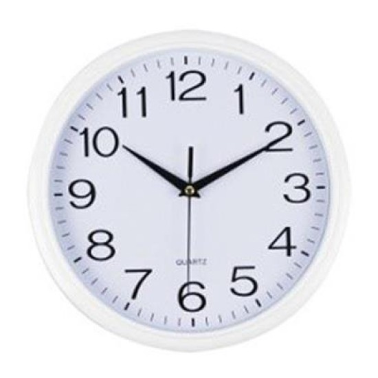 Italplast Wall Clock 30cm White
