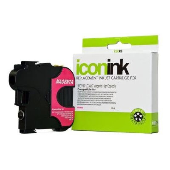 Icon Compatible Brother LC38 LC67 Magenta Ink Cartridge