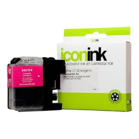 Icon Compatible Brother LC135 Magenta Ink Cartridge