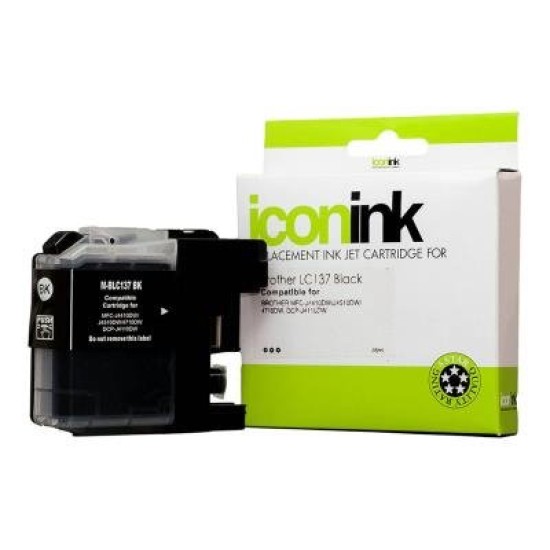 Icon Compatible Brother LC137 Black Ink Cartridge