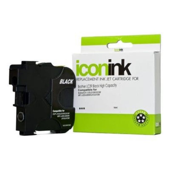 Icon Compatible Brother LC39 Black Ink Cartridge