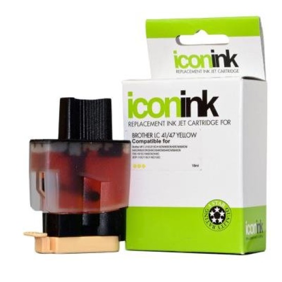 Icon Compatible Brother LC47 Yellow Ink Cartridge