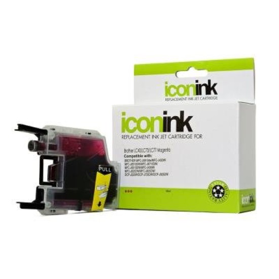 Icon Compatible Brother LC77 LC73 LC40 Magenta Ink Cartridge