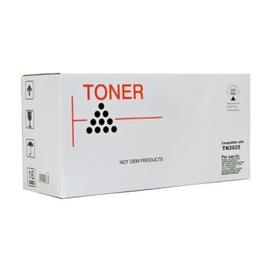 Icon Compatible Brother TN2025 Black Toner Cartridge