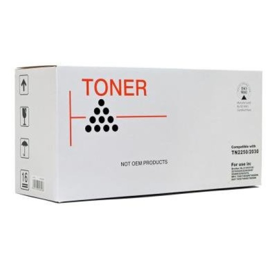 Icon Compatible Brother TN2250 TN2030 Black Toner Cartridge