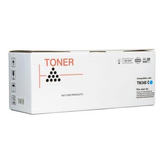 Icon Compatible Brother TN348 Cyan Toner Cartridge