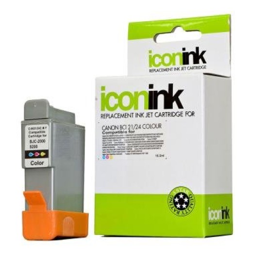 Icon Compatible Canon BCI21 BCI24 Colour Ink Cartridge