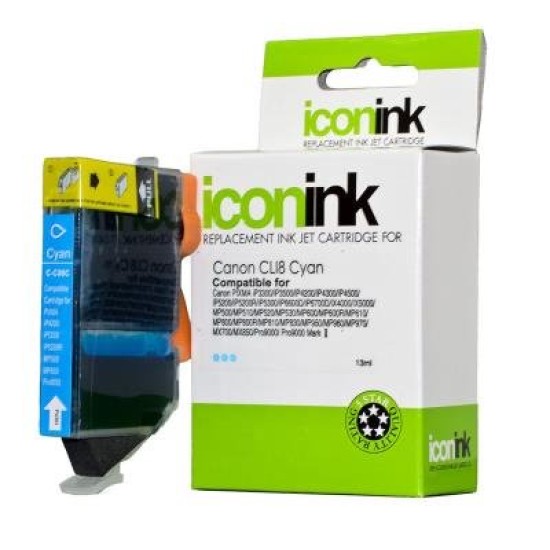 Icon Compatible Canon CLI8 Cyan Ink Cartridge