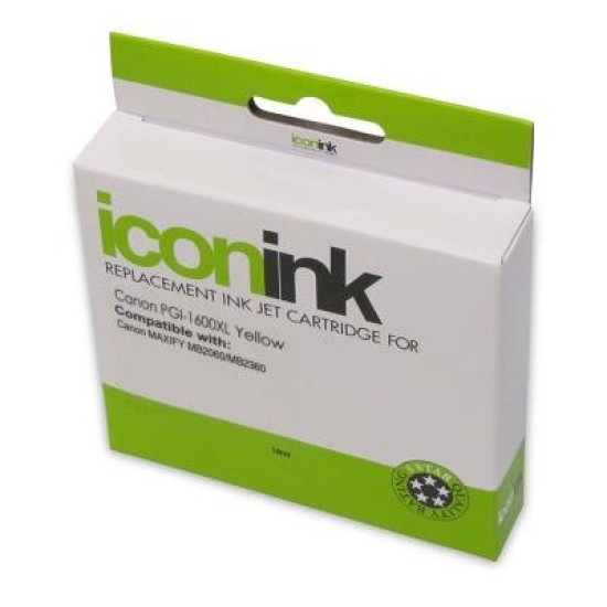 Icon Compatible Canon PGI1600XL Yellow Ink Cartridge