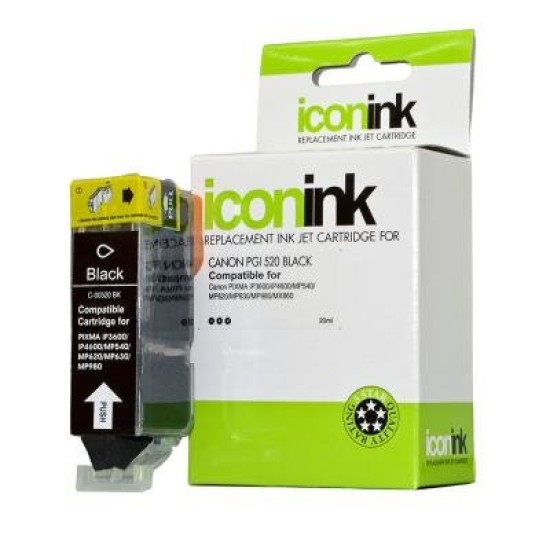 Icon Compatible Canon PGI520 Black Ink Cartridge