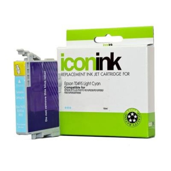 Icon Compatible Epson T0495 Light Cyan Ink Cartridge