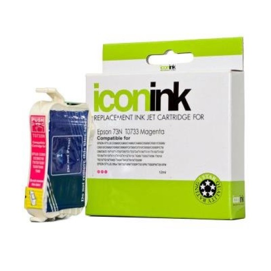 Icon Compatible Epson 73N Magenta Ink Cartridge