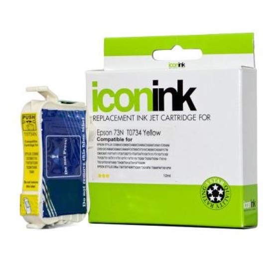 Icon Compatible Epson 73N Yellow Ink Cartridge