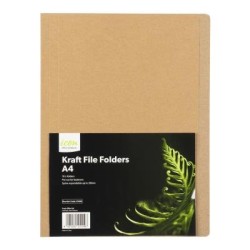 Icon Kraft File Folders A4, Pack of 10
