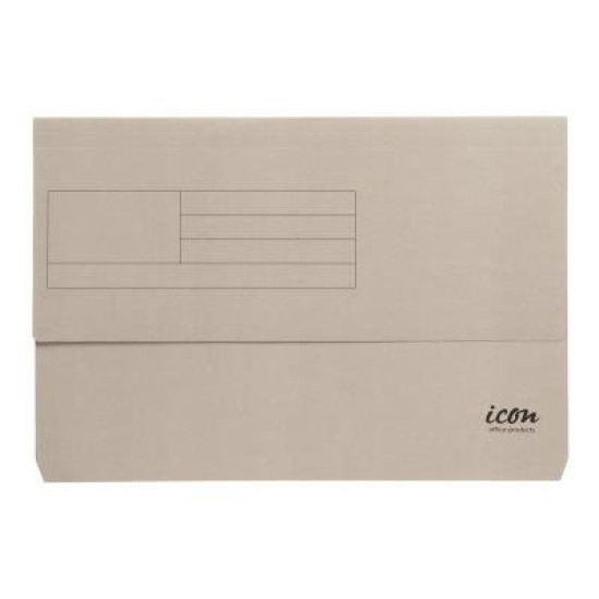 Icon Card Document Wallet FS Grey
