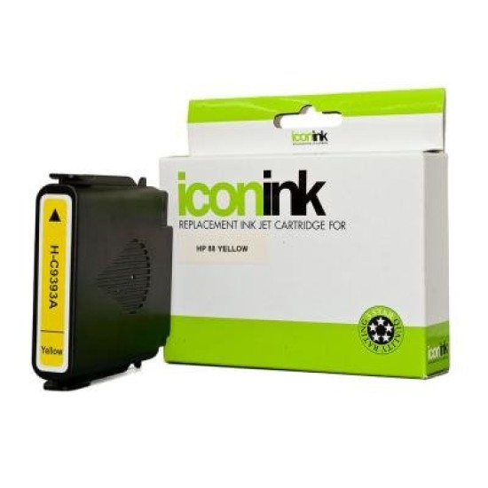 Icon Compatible HP 88 Yellow High Capacity Ink Cartridge (C9393A)