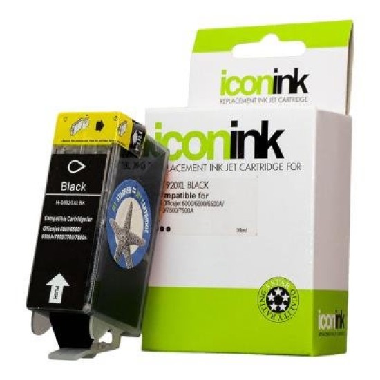 Icon Compatible HP 920 Black XL Ink Cartridge (CD975AA)