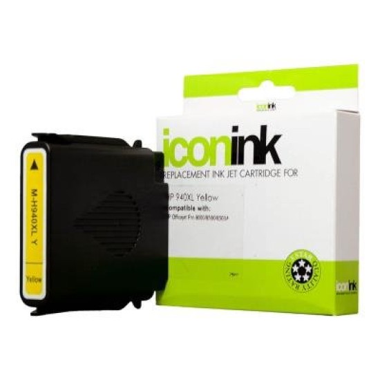 Icon Compatible HP 940 Yellow XL Ink Cartridge (C4909AA)