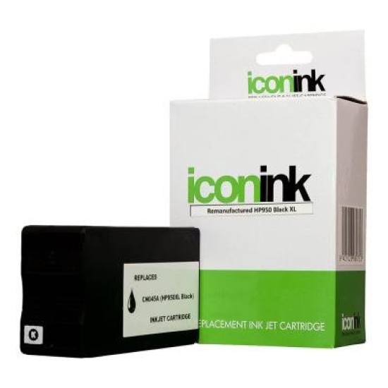 Icon Compatible HP 950 XL Black Ink Cartridge (CN045AA)
