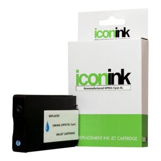 Icon Compatible HP 951 XL Cyan Ink Cartridge (CN046AA)