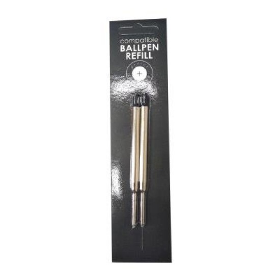 GBP Compatible Parker Ballpoint Refill Black, Pack of 2