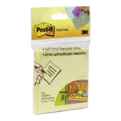 Post-it Notes - Retail Pack Notes 654 Retail Yellow 76mm x 76mm