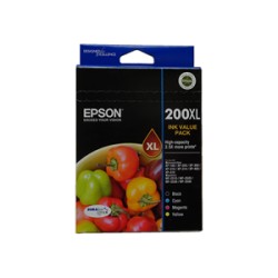 epson 200XL high capacity durabrite ultra 4 ink value pack
