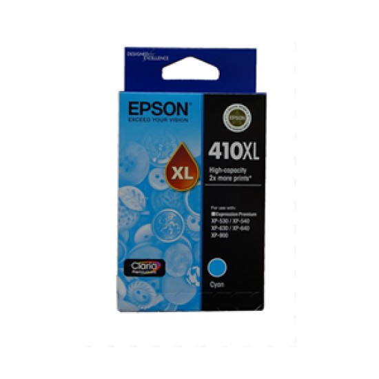 Epson 410 HY Cyan Ink Cart