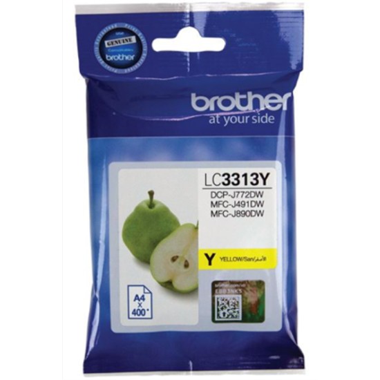 Brother LC3313Y Yellow Ink