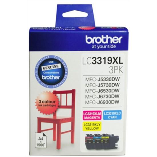 BROTHER INK LC3319XL3PK XL 3 PACK