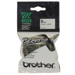 BROTHER TAPE PTOUCH MK221 9MM BLACK ON WHITE