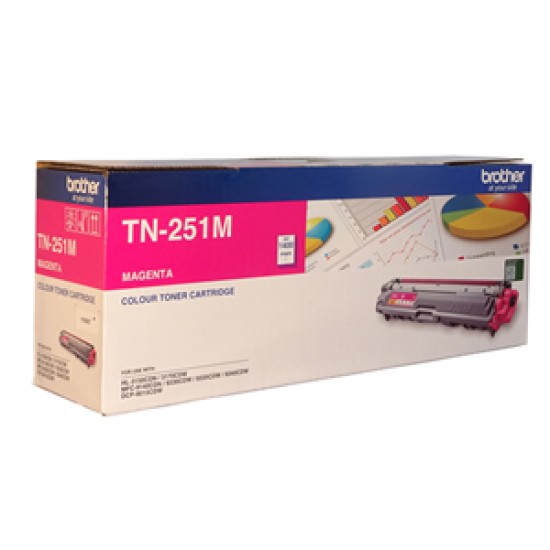 Brother toner tn251m magenta(1400 pages)